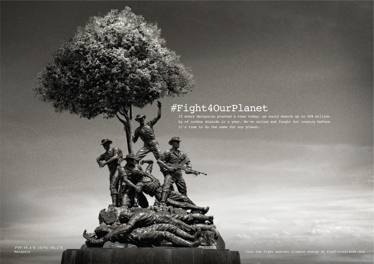 #Fight4OurPlanet Tugu Negara